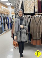 Yumoş örgü hırka, çizgili, yeni model unisex büyük beden giyim