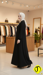 Sami Özdoğan Likralı Penye Elbise | Büyük Beden Konforlu ve Zarif - Görsel 8