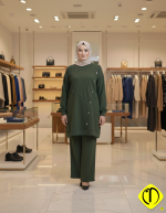 Yeni Sezon Likralı Penye Tunik Takım, Kadın Tunik Takım, Büyük Beden Penye Tunik Takım