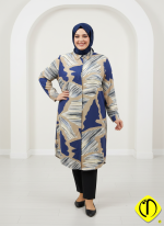 Sami Özdoğan Özel Viskon Tunik | Zarif Desenli ve Konforlu Bayan Tunik