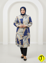 Sami Özdoğan Özel Viskon Tunik | Desenli & Uzun Bayan Tunik - Görsel 2