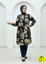 Sami Özdoğan Özel Viskon Tunik | Zarif ve Konforlu Bayan Tunik - Görsel 4