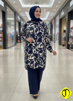 Sami Özdoğan Özel Viskon Tunik | Zarif ve Konforlu Bayan Tunik - Görsel 5