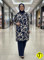 Sami Özdoğan Özel Viskon Tunik | Zarif ve Konforlu Bayan Tunik - Görsel 6